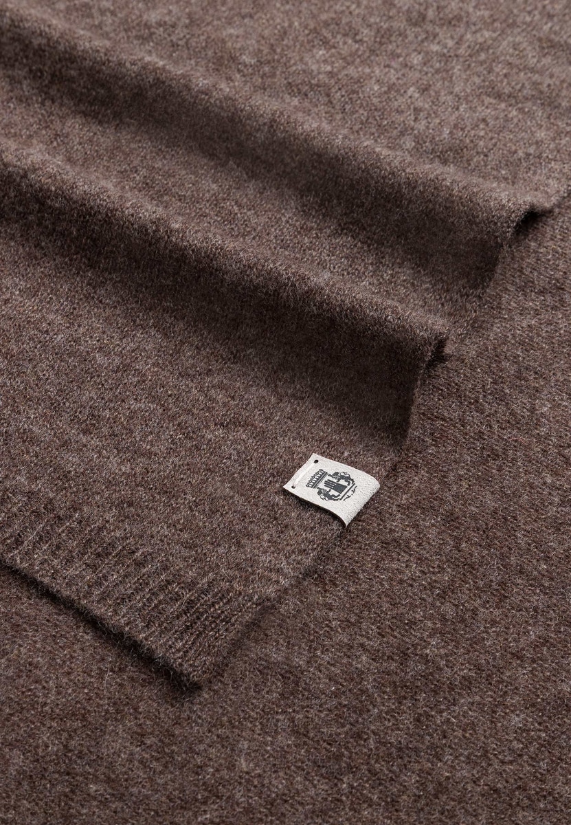 Pure Cashmere Plaid 60x190 - coffee