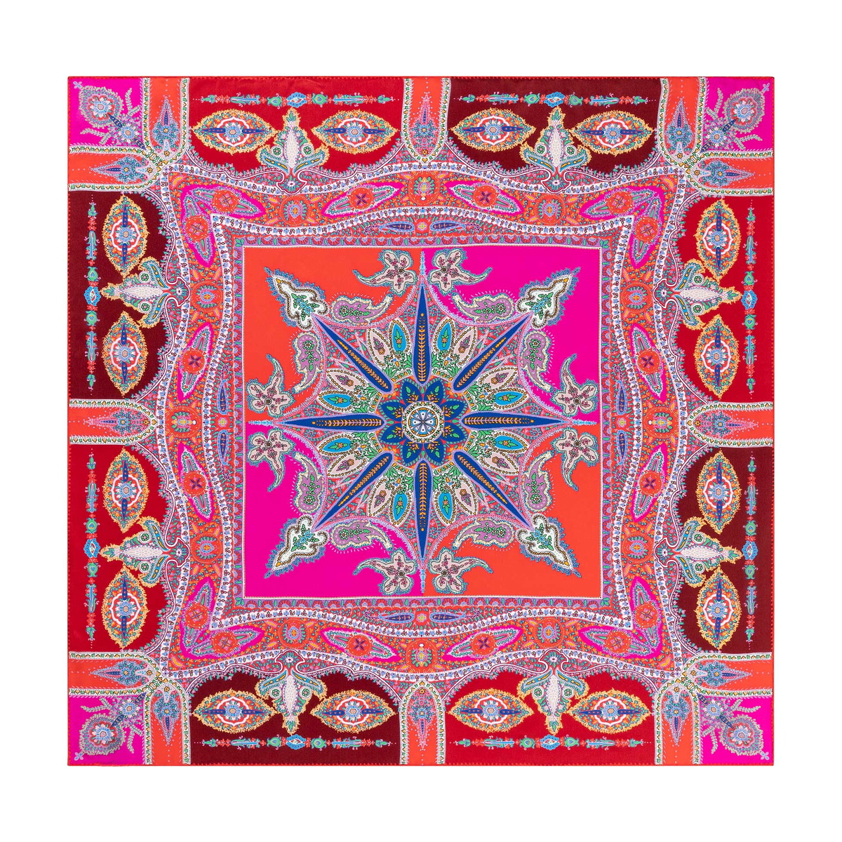 Kaleidoscope 90x90 90x90 - multi red