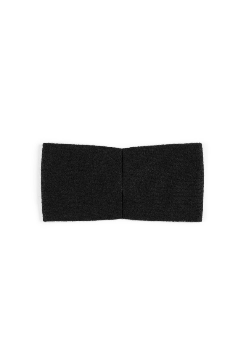 Pure Cashmere Stirnband - black