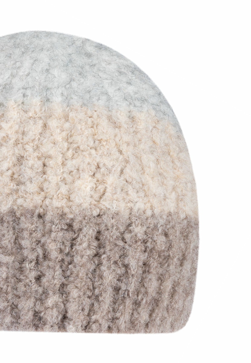 Cosy Bouclé New Mütze - multi grey