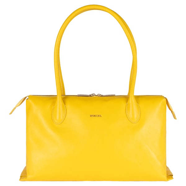 Davina patent handbag medium - yellow