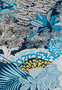 Leopard Camouflage 106x106  - multi blue