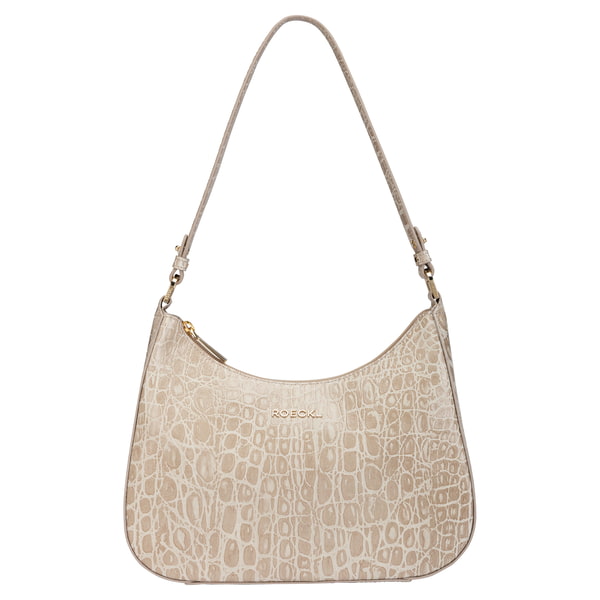 Cleo small Croco - light stone