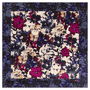 Camouflage Flowers 130x130  - multi mulberry