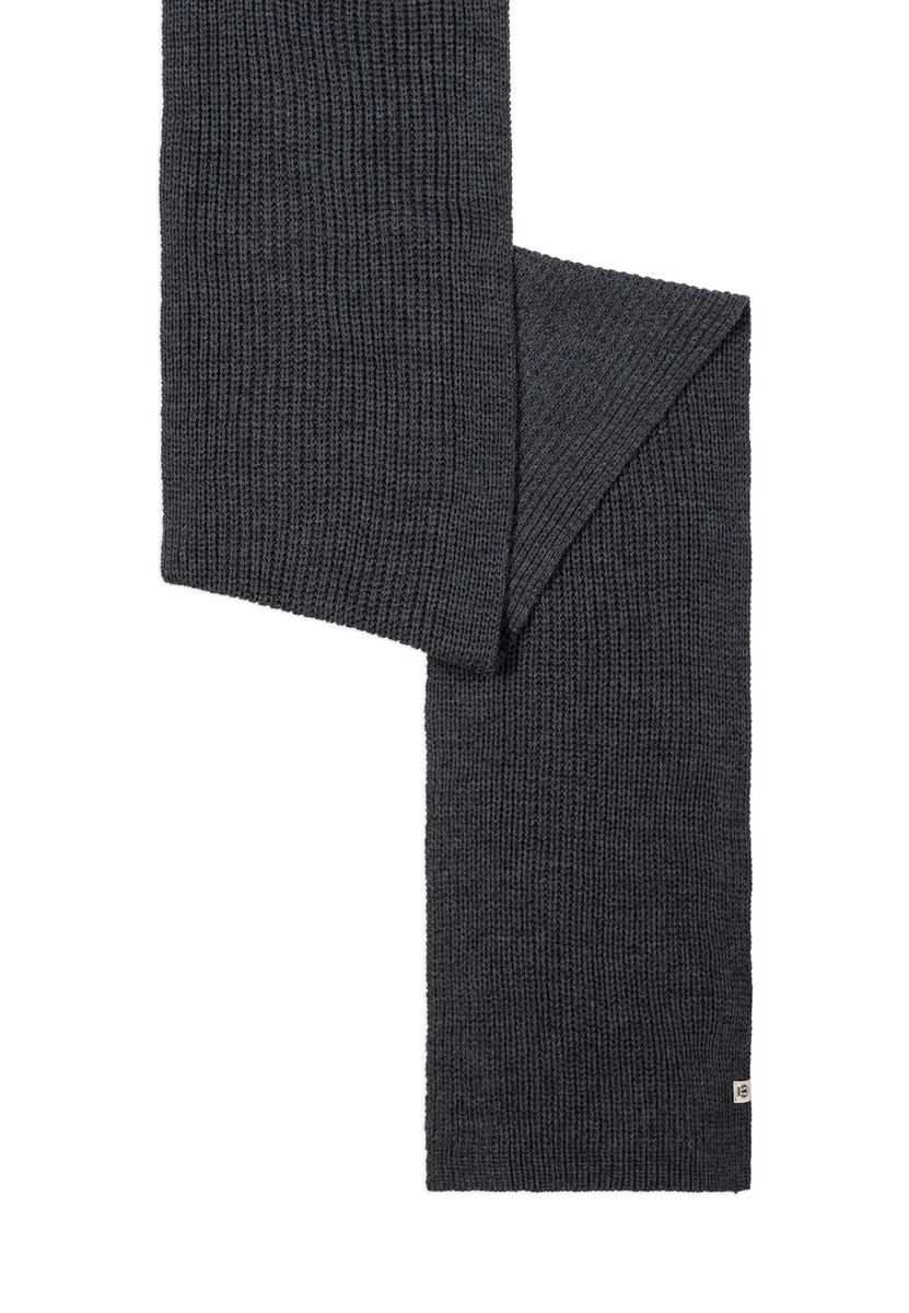 Pure Merino Schal 27x180  - anthracite