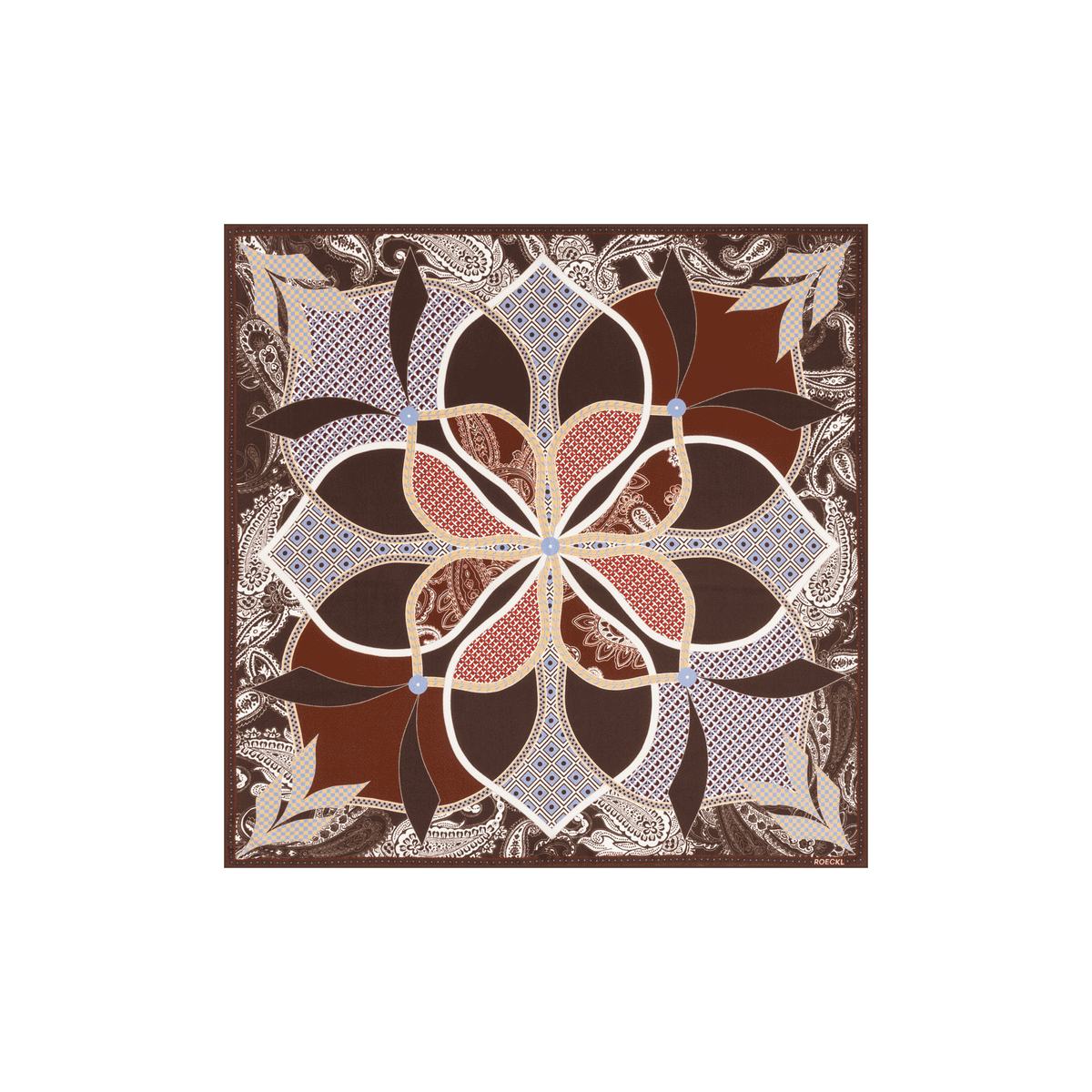 Flower mandala 64x64 - multi coffee