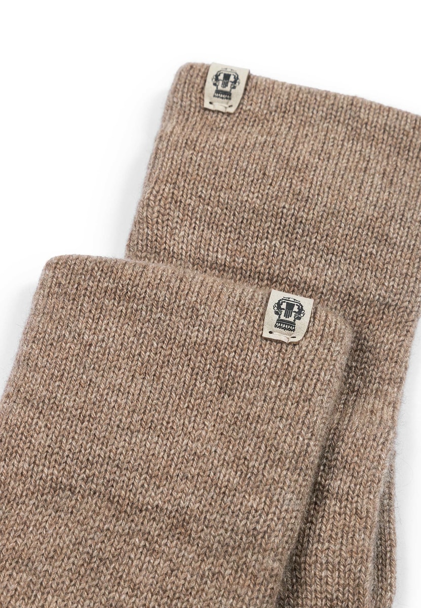 Pure Cashmere Handschuhe  - taupe