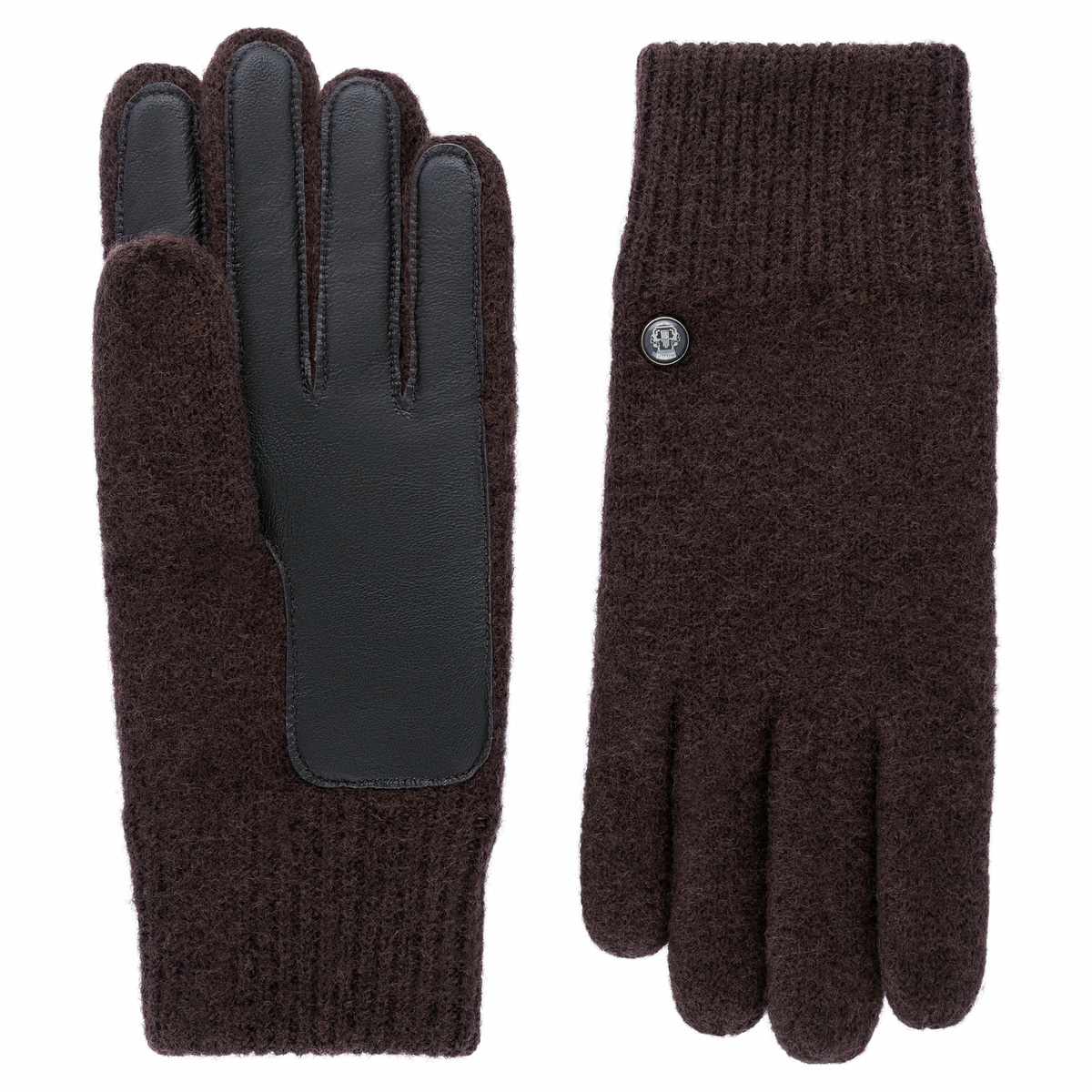 Walkhandschuhe Lederinnenhand - mocca