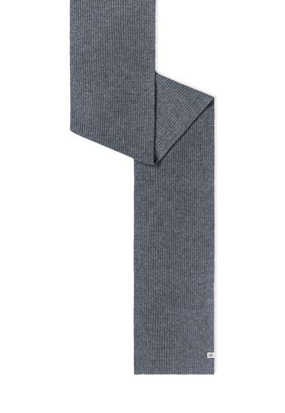 Klassischer Strickschal - anthracite