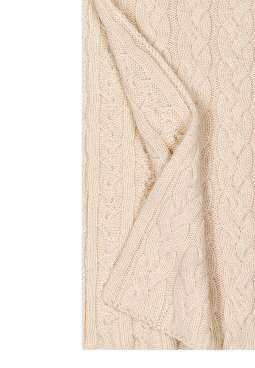 Braided Cashmere Schal 30x180 - cashmere
