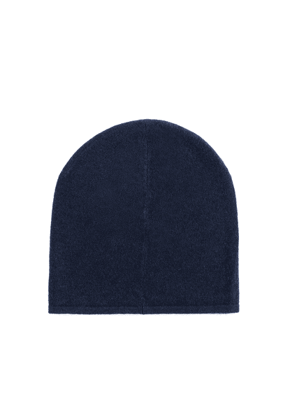 Business Cashmere Muetze - navy