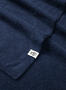 Pure Cashmere Schal - navy
