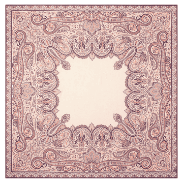 Enchanted Paisley 140x140  - multi mauve