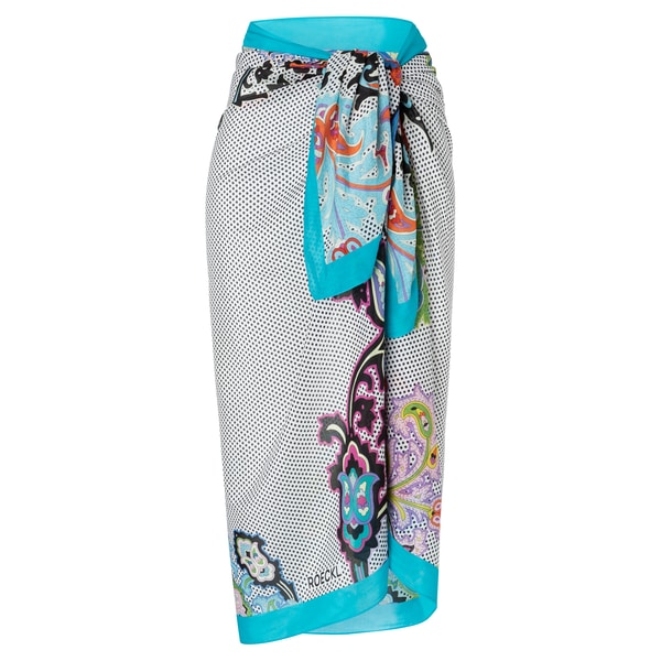 Paisley Illusion 100x160  - white multi