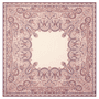 Enchanted Paisley 140x140  - multi mauve
