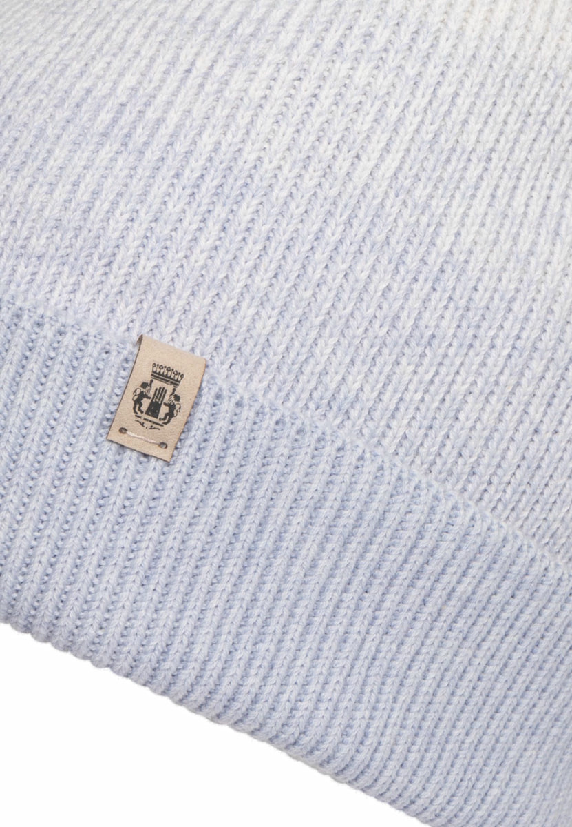 Dégradé Cotton Mütze - bleu