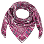 Paisley Star 90x90  - multi magenta