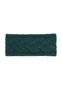 Braided Cashmere Stirnband - emerald