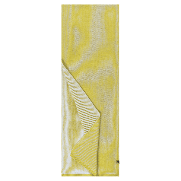 Two Tone Rib Schal 30x180 - lemon