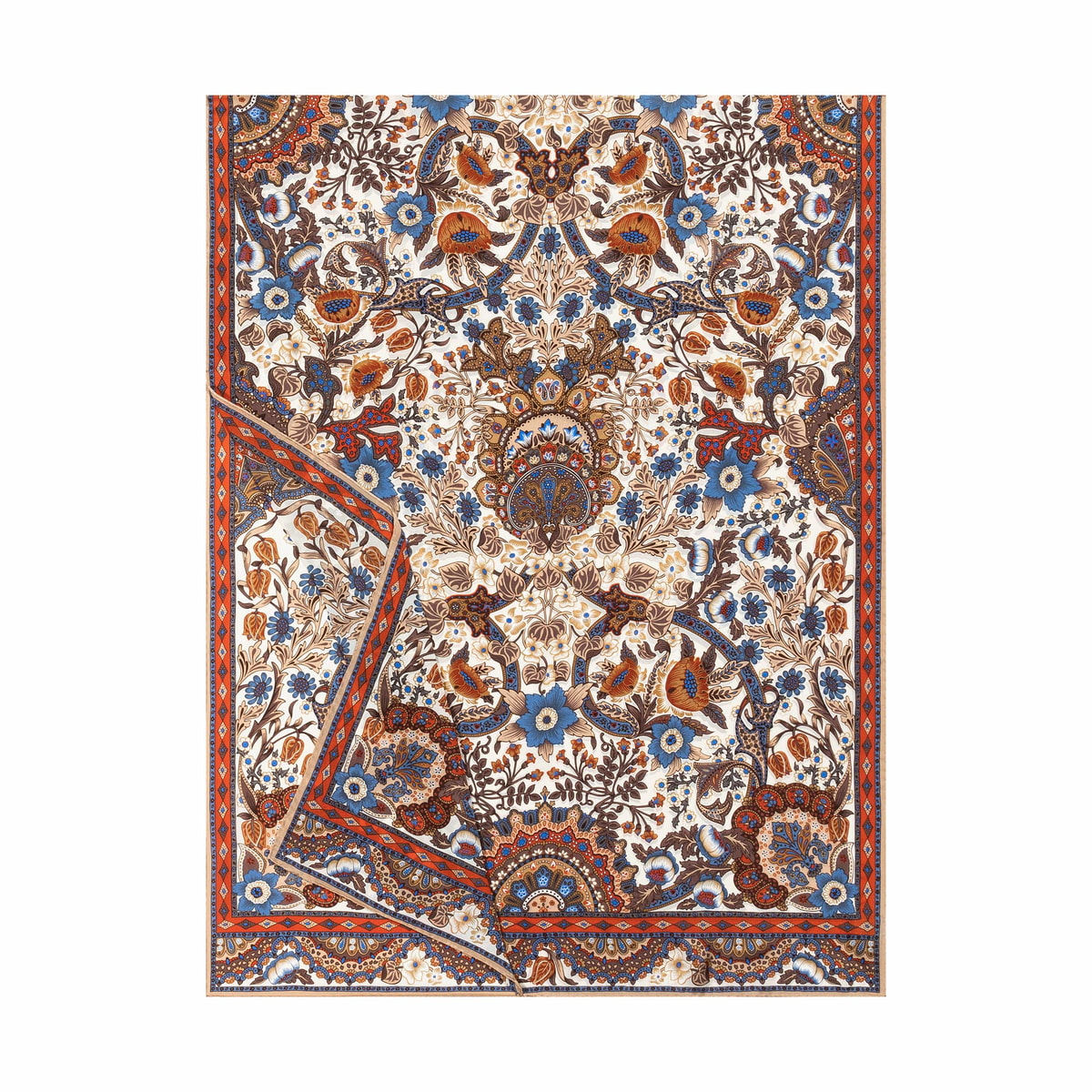 Flower Paisley 70x180 - multi camel