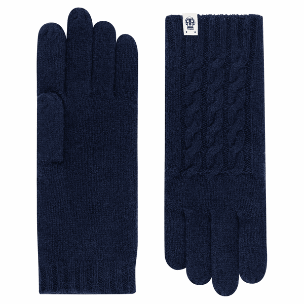 Braided Handschuh - navy