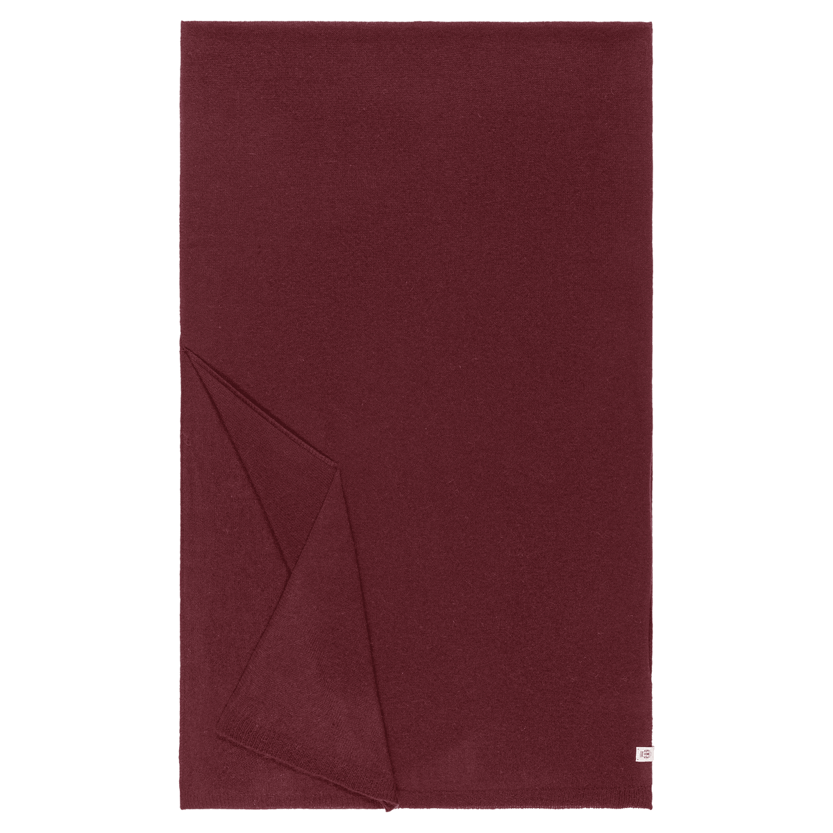 Pure Cashmere Plaid 60x190 - mulberry