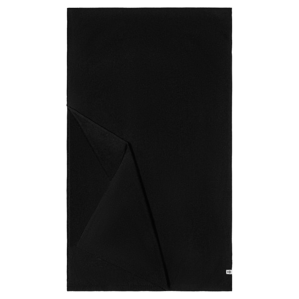 Pure Cashmere Plaid 60x190 - black