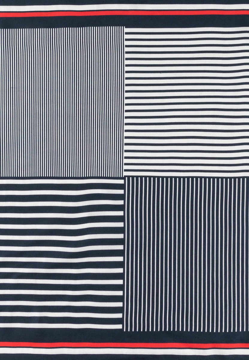 Two Tone Stripes 53x53 - navy