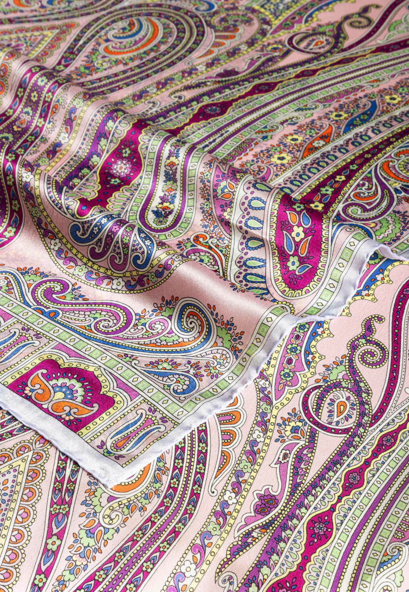 Paisley Reverie 70x180  - multi pastel