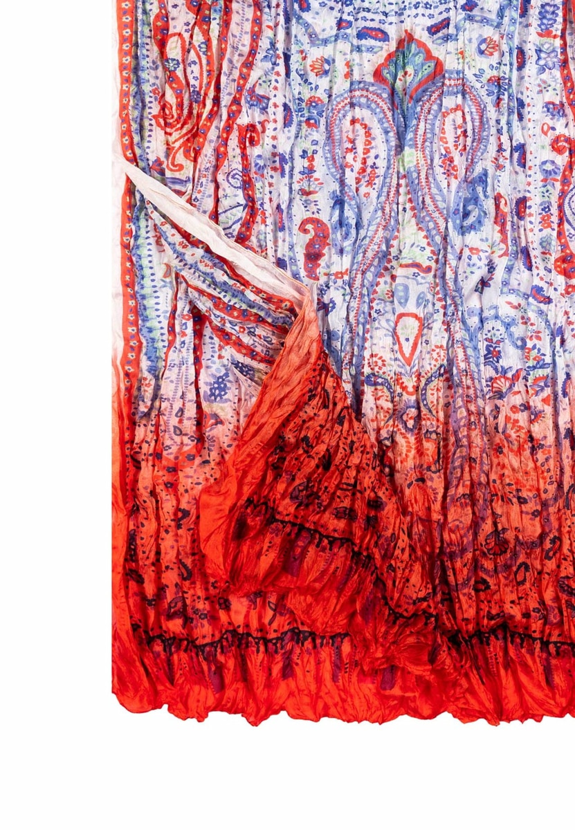 Pleated Ombré 115x180 - multi flamingo