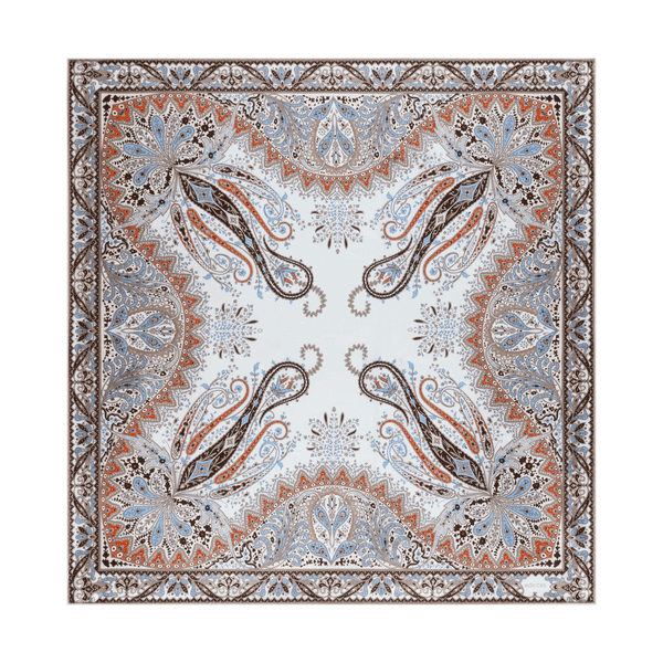 Paisley Dreams 90x90  - multi natural