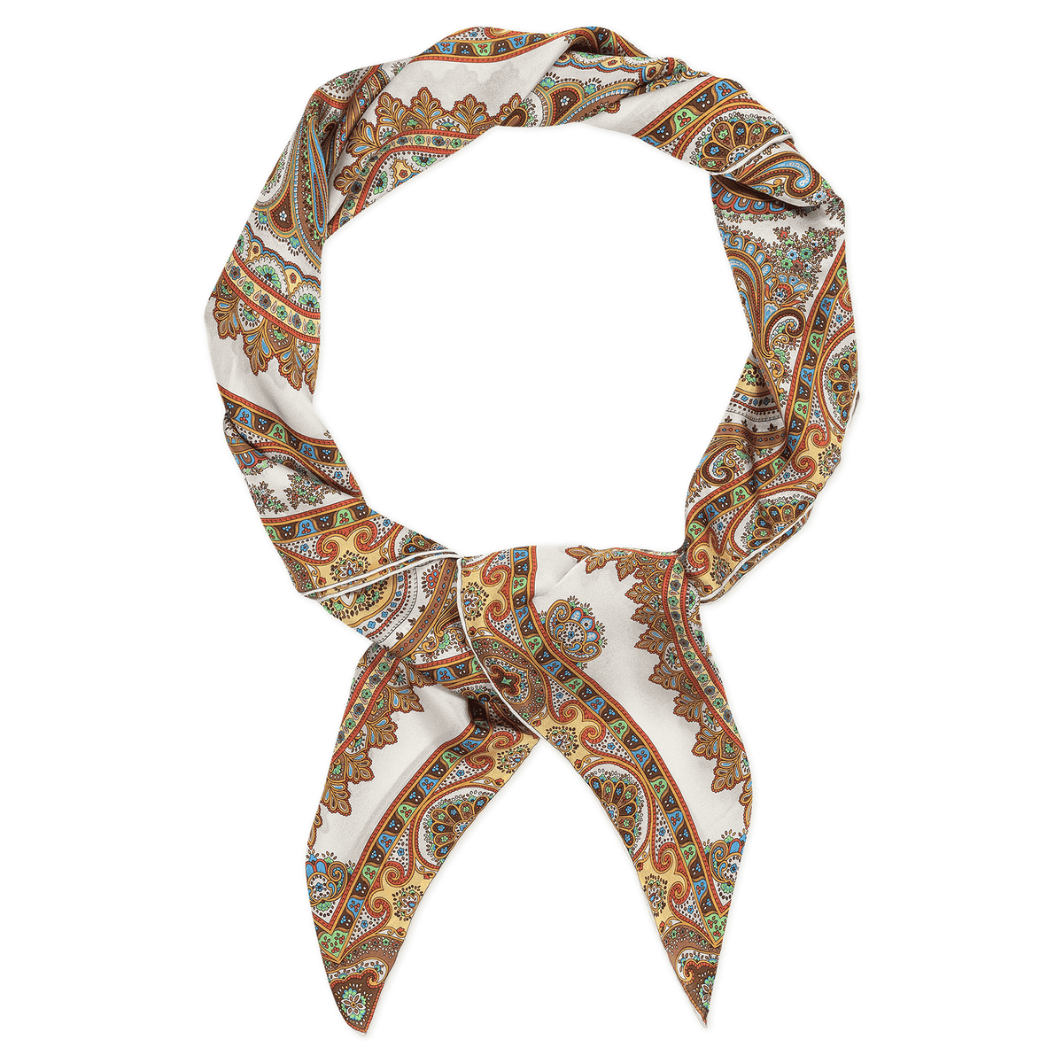 Aesthetic Paisley 140x140 - panna multi