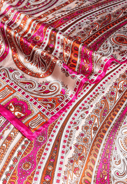 Paisley Reverie 70x180  - rose/beige