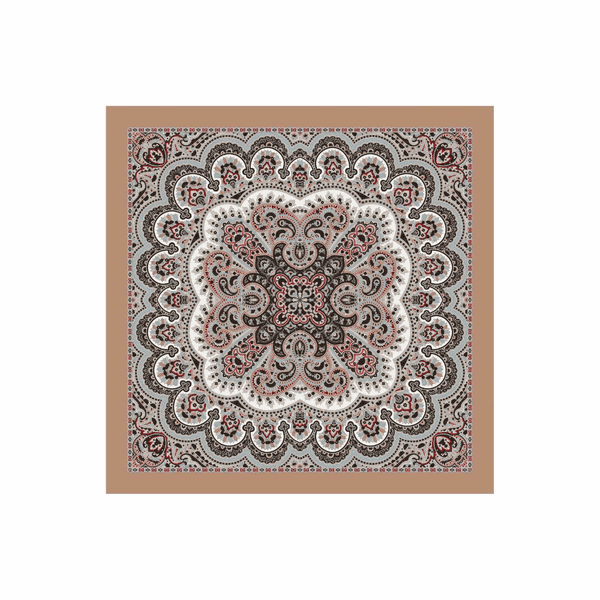 Young Paisley 53 x 53 - multi beige