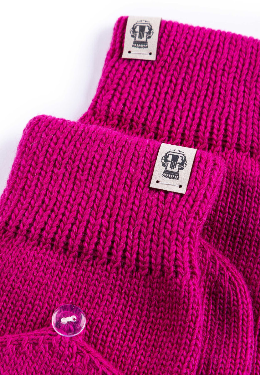 Essentials Kapuzenhandschuhe Basic - magenta