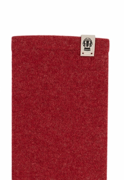 Pure Cashmere Stulpe - classic red