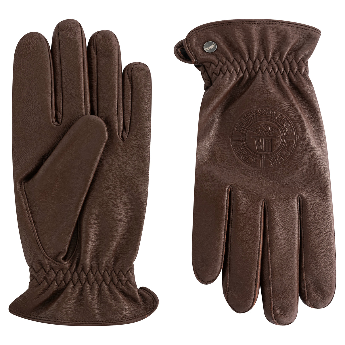 ROECKL x Unfair Athletics Lederhandschuhe - coffee
