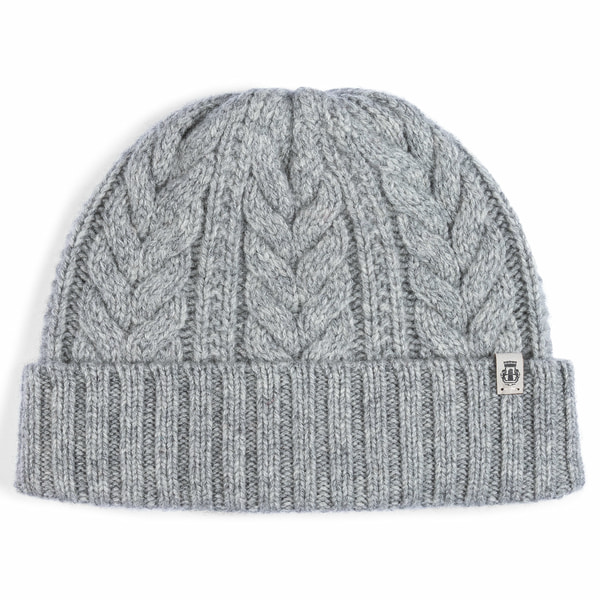 Cashmere Twist Mütze  - flanell