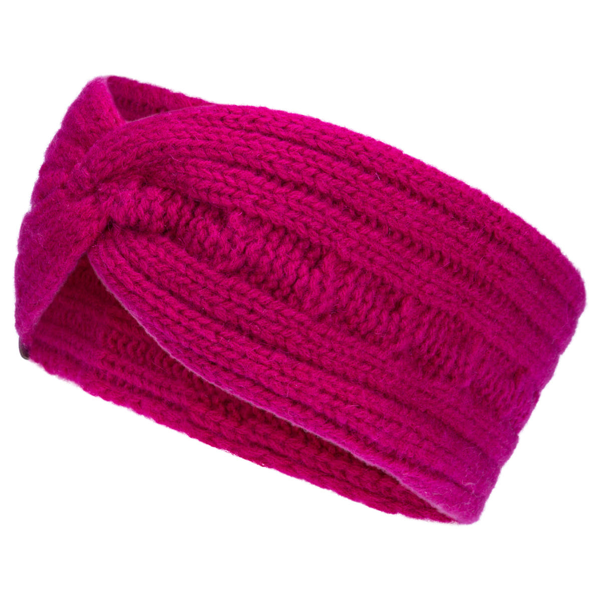 Cabled Charm Strirnband - berry