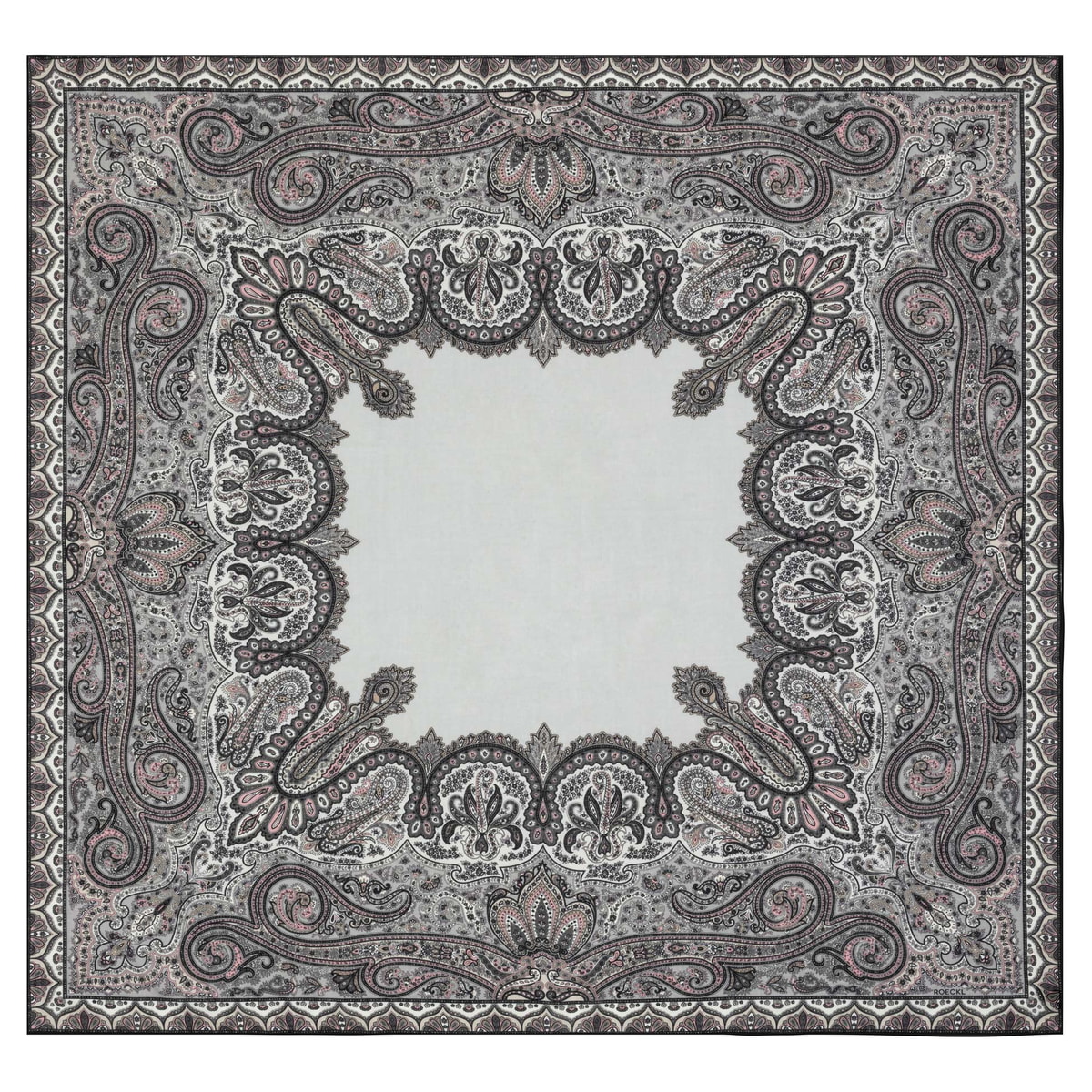 Enchanted Paisley 140x140 - multi natural