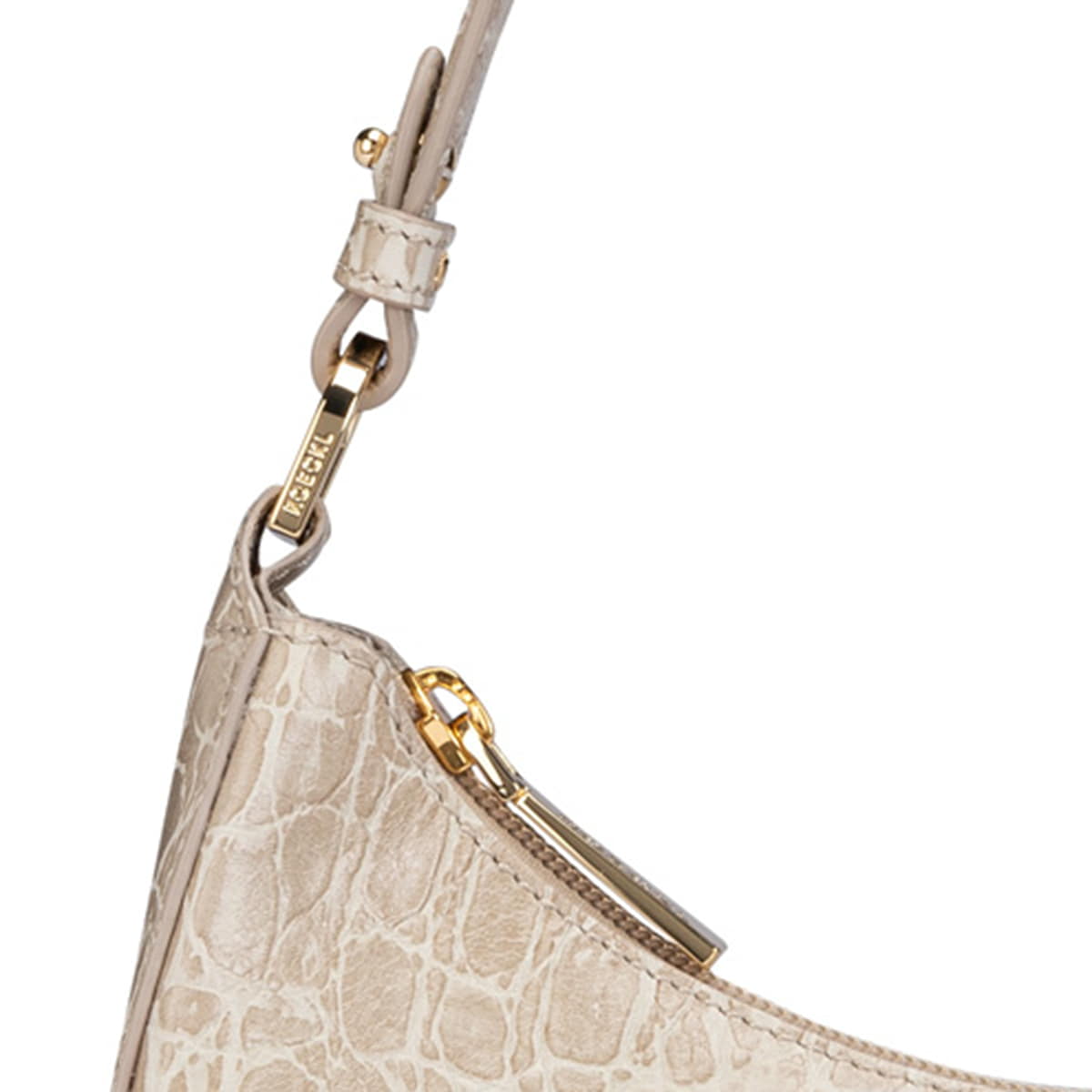 Cleo small Croco - light stone