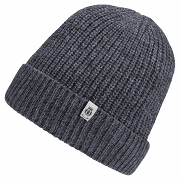 Klassische Strickmütze - anthracite