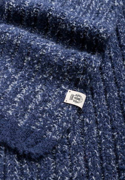 Mouliné Stripes Schal 25x180 - multi blue