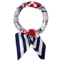 Poppy Rush 130x130  - navy/red