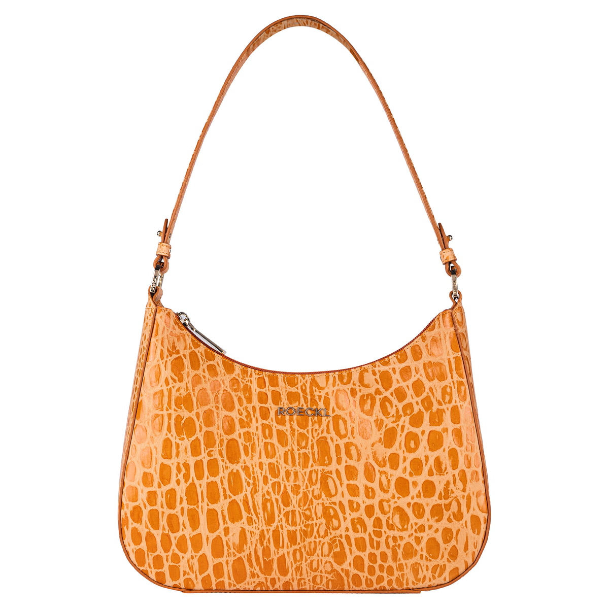 Cleo small Croco - safran