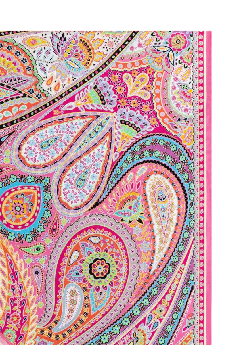 Paisley Festival 45x180 - multi rose