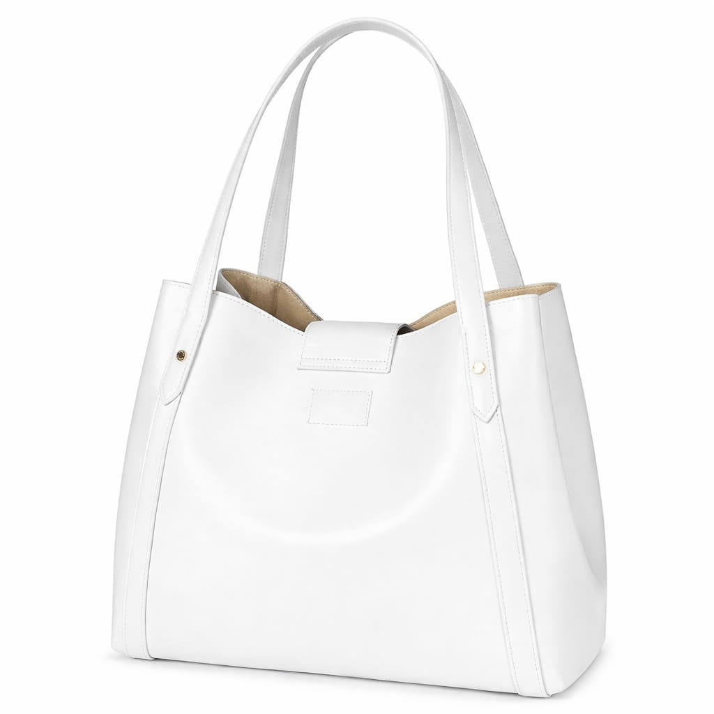 Florence Shopper medium  - white