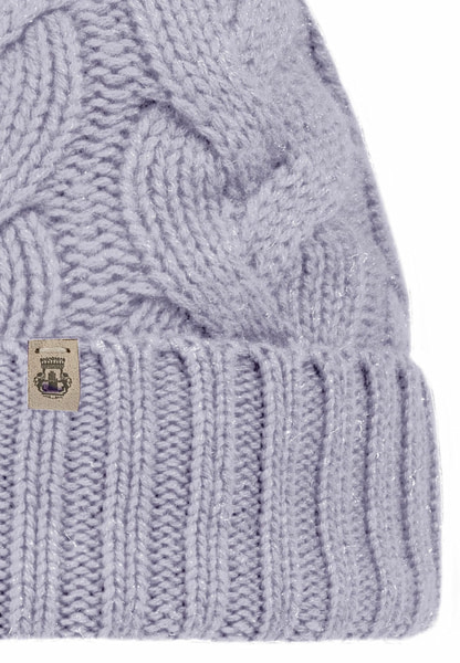 Braided Cashmere Muetze - amethyst