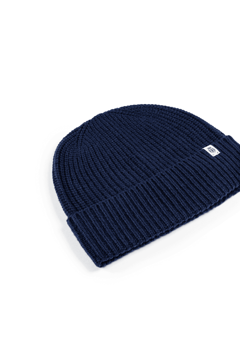 Klassische Strickmütze - navy