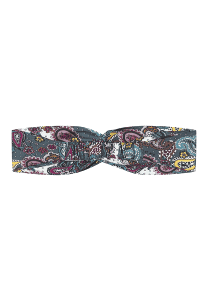 Hairband Paisley - multi petrol